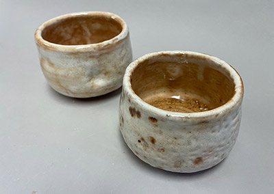 Hagi Ware style tea bowls