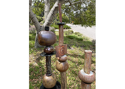 Oak Tree totem sculpture